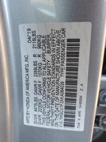 Photo 12 VIN: 1HGCV1F3XKA084039 - HONDA ACCORD SPO 