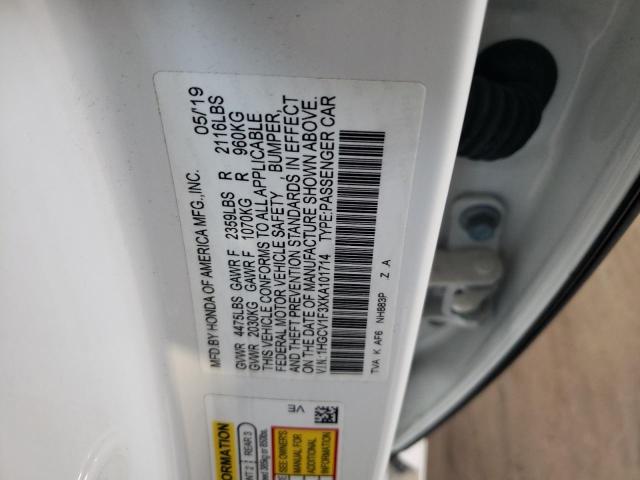 Photo 9 VIN: 1HGCV1F3XKA101714 - HONDA ACCORD SPO 