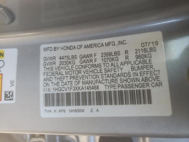 Photo 9 VIN: 1HGCV1F3XKA145468 - HONDA ACCORD SPO 