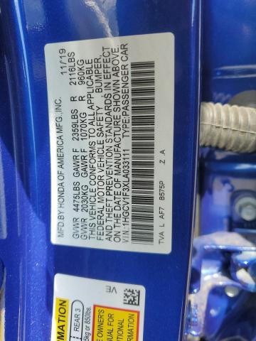 Photo 11 VIN: 1HGCV1F3XLA033111 - HONDA ACCORD SPO 