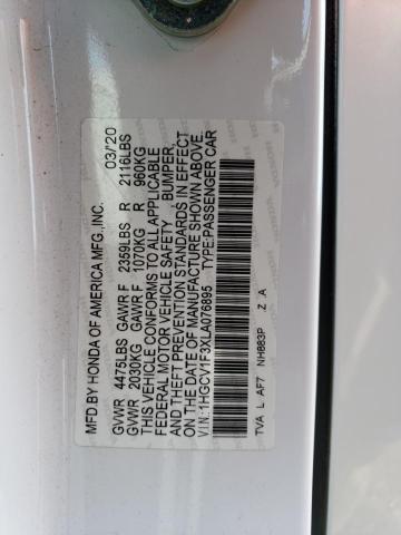 Photo 12 VIN: 1HGCV1F3XLA076895 - HONDA ACCORD SPO 