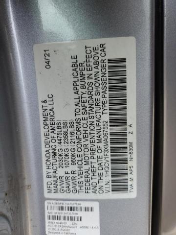 Photo 11 VIN: 1HGCV1F3XMA067552 - HONDA ACCORD SPO 