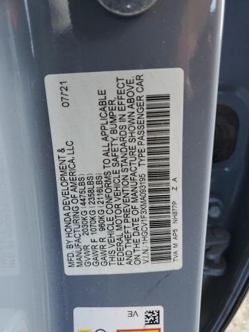 Photo 11 VIN: 1HGCV1F3XMA093195 - HONDA ACCORD SPO 