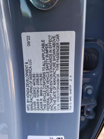 Photo 11 VIN: 1HGCV1F3XNA084126 - HONDA ACCORD 