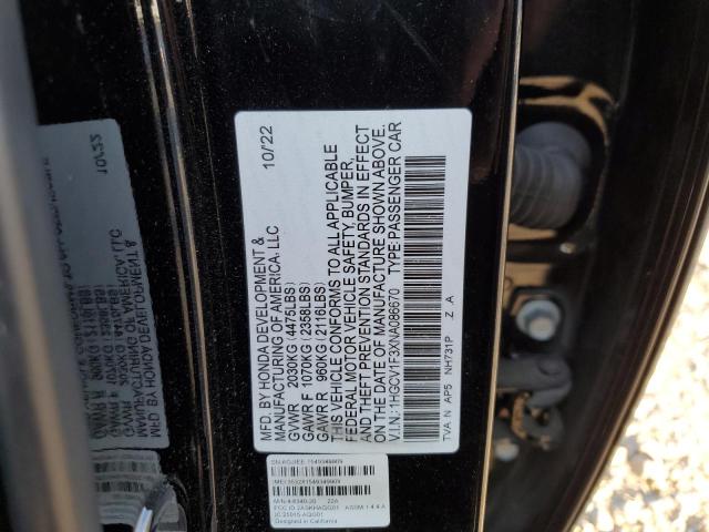 Photo 12 VIN: 1HGCV1F3XNA086670 - HONDA ACCORD 