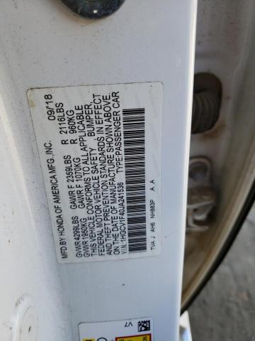 Photo 9 VIN: 1HGCV1F40JA241536 - HONDA ACCORD EX 