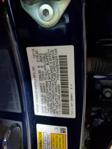 Photo 12 VIN: 1HGCV1F40LA042361 - HONDA ACCORD EX 