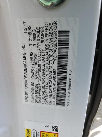 Photo 11 VIN: 1HGCV1F41JA023685 - HONDA ACCORD EX 