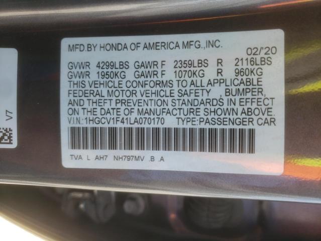 Photo 11 VIN: 1HGCV1F41LA070170 - HONDA ACCORD 