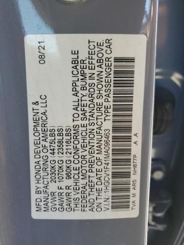 Photo 11 VIN: 1HGCV1F41MA096463 - HONDA ACCORD SPO 