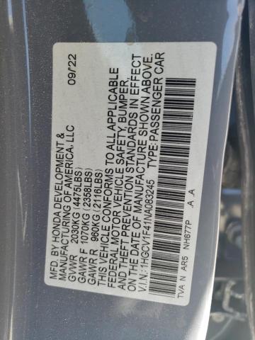 Photo 11 VIN: 1HGCV1F41NA083245 - HONDA ACCORD 