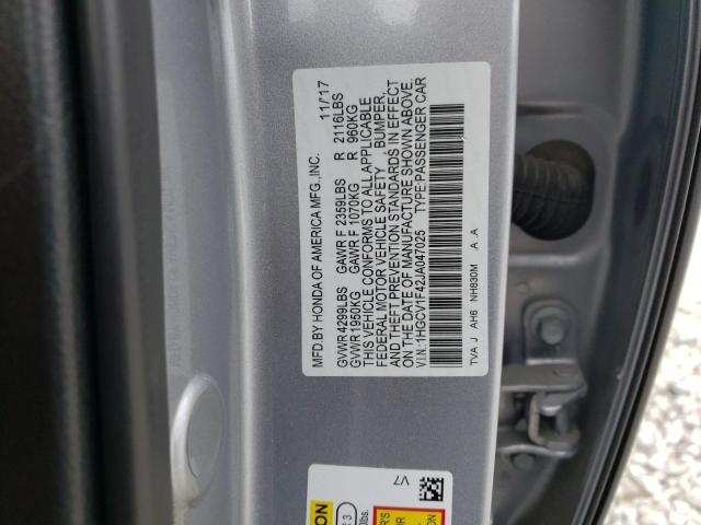 Photo 11 VIN: 1HGCV1F42JA047025 - HONDA ACCORD 