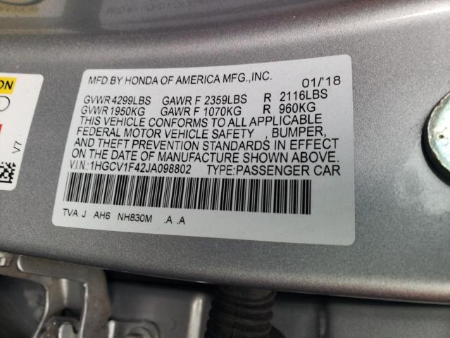 Photo 11 VIN: 1HGCV1F42JA098802 - HONDA ACCORD 