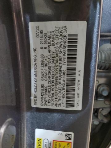 Photo 11 VIN: 1HGCV1F42LA110885 - HONDA ACCORD 