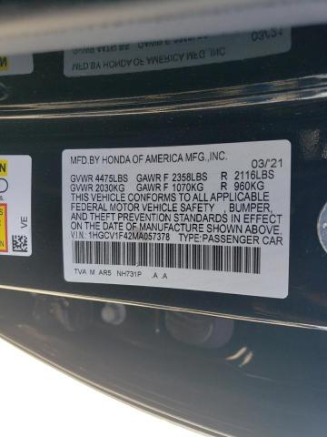 Photo 11 VIN: 1HGCV1F42MA057378 - HONDA ACCORD SPO 