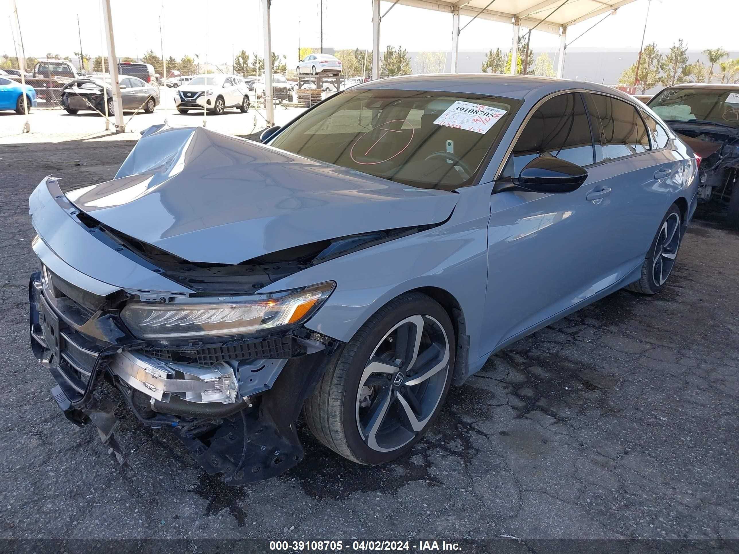 Photo 1 VIN: 1HGCV1F42MA079025 - HONDA ACCORD 