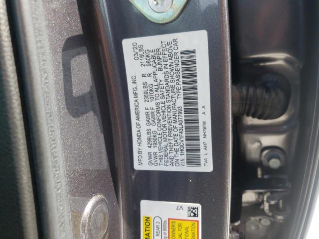 Photo 11 VIN: 1HGCV1F43LA077993 - HONDA ACCORD EX 