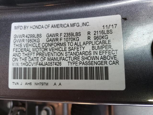 Photo 11 VIN: 1HGCV1F44JA057426 - HONDA ACCORD EX 