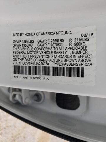 Photo 9 VIN: 1HGCV1F44JA226070 - HONDA ACCORD EX 