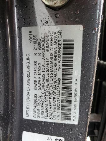 Photo 12 VIN: 1HGCV1F44JA251048 - HONDA ACCORD EX 