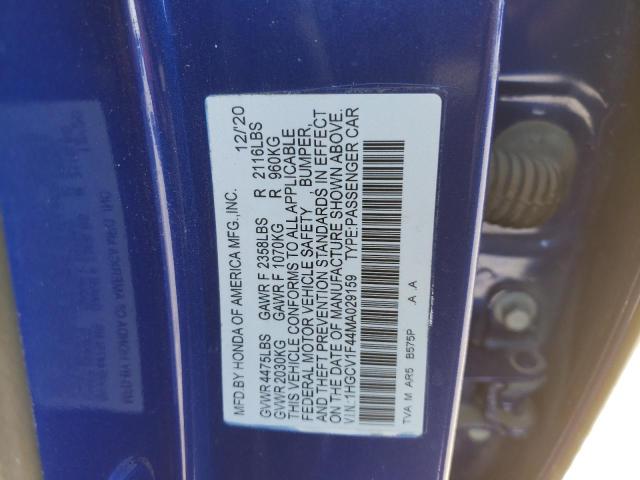 Photo 9 VIN: 1HGCV1F44MA029159 - HONDA ACCORD SPO 