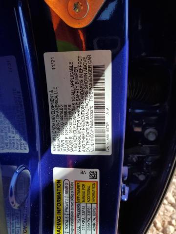 Photo 11 VIN: 1HGCV1F44NA009270 - HONDA ACCORD 