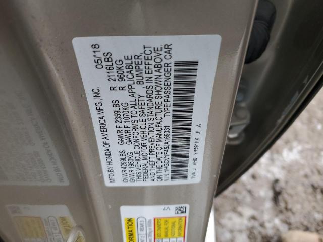 Photo 11 VIN: 1HGCV1F45JA169331 - HONDA ACCORD 