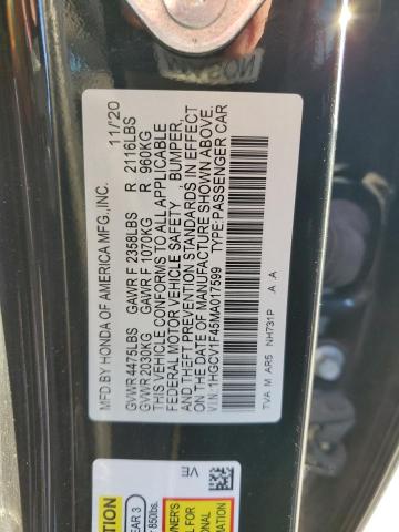 Photo 11 VIN: 1HGCV1F45MA017599 - HONDA ACCORD SPO 