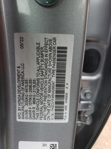 Photo 12 VIN: 1HGCV1F45NA056047 - HONDA ACCORD SPO 