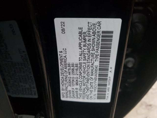 Photo 11 VIN: 1HGCV1F45NA068540 - HONDA ACCORD 