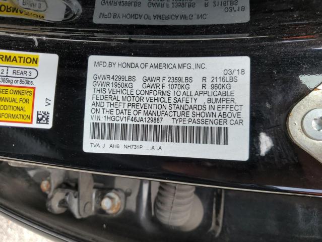 Photo 11 VIN: 1HGCV1F46JA129887 - HONDA ACCORD 