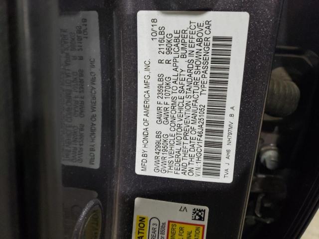 Photo 12 VIN: 1HGCV1F46JA251052 - HONDA ACCORD 