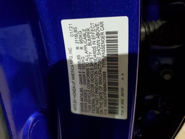 Photo 11 VIN: 1HGCV1F46MA035688 - HONDA ACCORD 