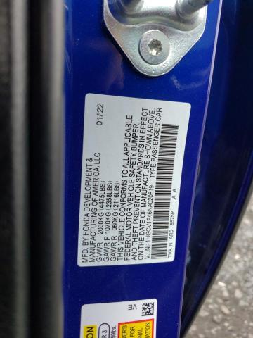 Photo 12 VIN: 1HGCV1F46NA020819 - HONDA ACCORD SPO 