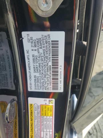 Photo 11 VIN: 1HGCV1F47JA106604 - HONDA ACCORD EX 