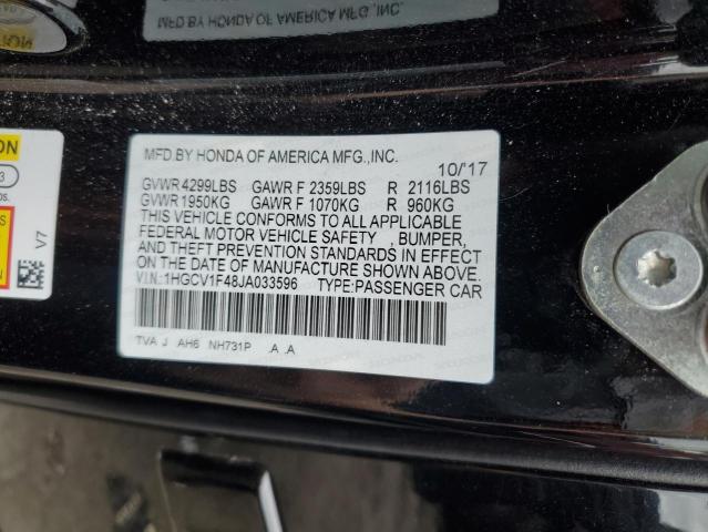 Photo 12 VIN: 1HGCV1F48JA033596 - HONDA ACCORD 