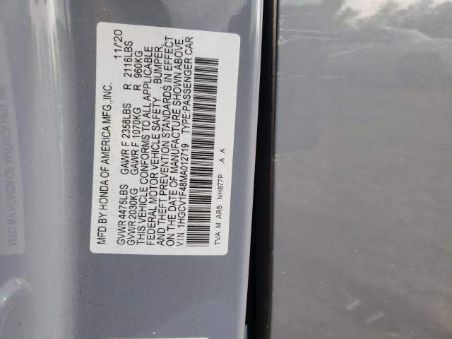 Photo 11 VIN: 1HGCV1F48MA012719 - HONDA ACCORD SPO 