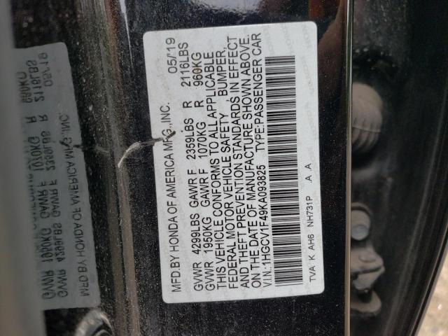 Photo 11 VIN: 1HGCV1F49KA093825 - HONDA ACCORD EX 