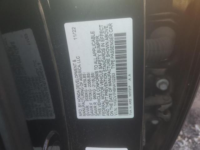 Photo 12 VIN: 1HGCV1F49NA102253 - HONDA ACCORD SPO 