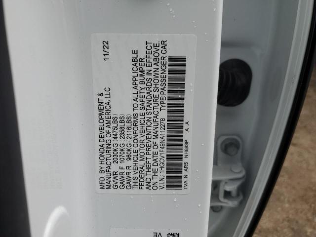 Photo 11 VIN: 1HGCV1F49NA112278 - HONDA ACCORD 