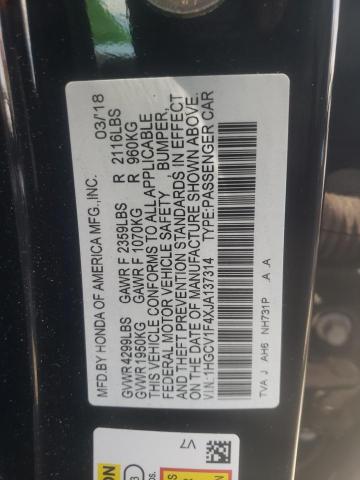 Photo 9 VIN: 1HGCV1F4XJA137314 - HONDA ACCORD EX 