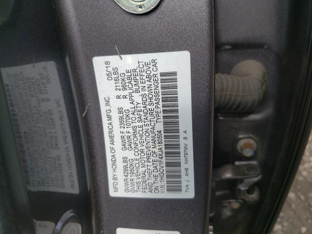 Photo 9 VIN: 1HGCV1F4XJA180504 - HONDA ACCORD EX 