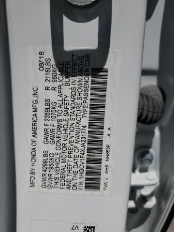 Photo 11 VIN: 1HGCV1F4XJA231774 - HONDA ACCORD 