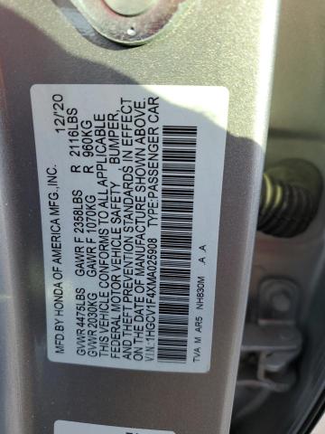 Photo 11 VIN: 1HGCV1F4XMA025908 - HONDA ACCORD SPO 