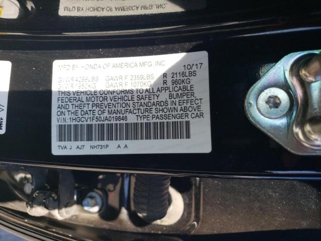 Photo 11 VIN: 1HGCV1F50JA019846 - HONDA ACCORD EXL 