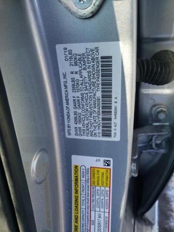 Photo 11 VIN: 1HGCV1F50KA050581 - HONDA ACCORD EXL 