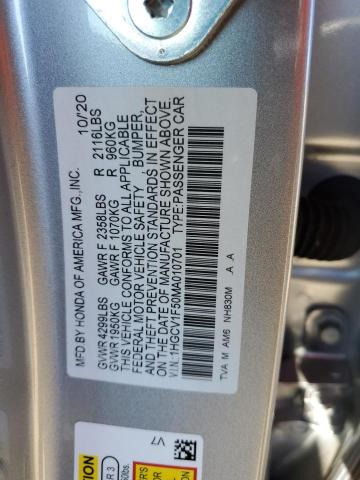 Photo 11 VIN: 1HGCV1F50MA010701 - HONDA ACCORD 