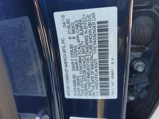 Photo 12 VIN: 1HGCV1F51JA163275 - HONDA ACCORD 