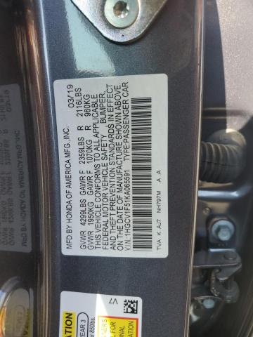 Photo 11 VIN: 1HGCV1F51KA065591 - HONDA ACCORD 