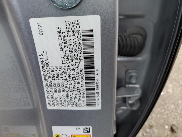 Photo 11 VIN: 1HGCV1F51MA089280 - HONDA ACCORD EXL 